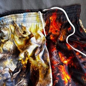 Asylum Heaven and Hell Mesh Shorts